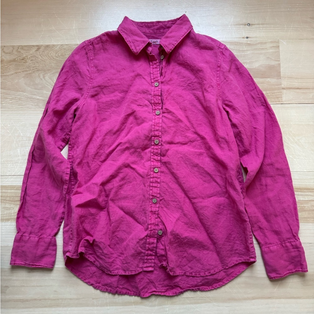 Faherty 100% Linen Button Down